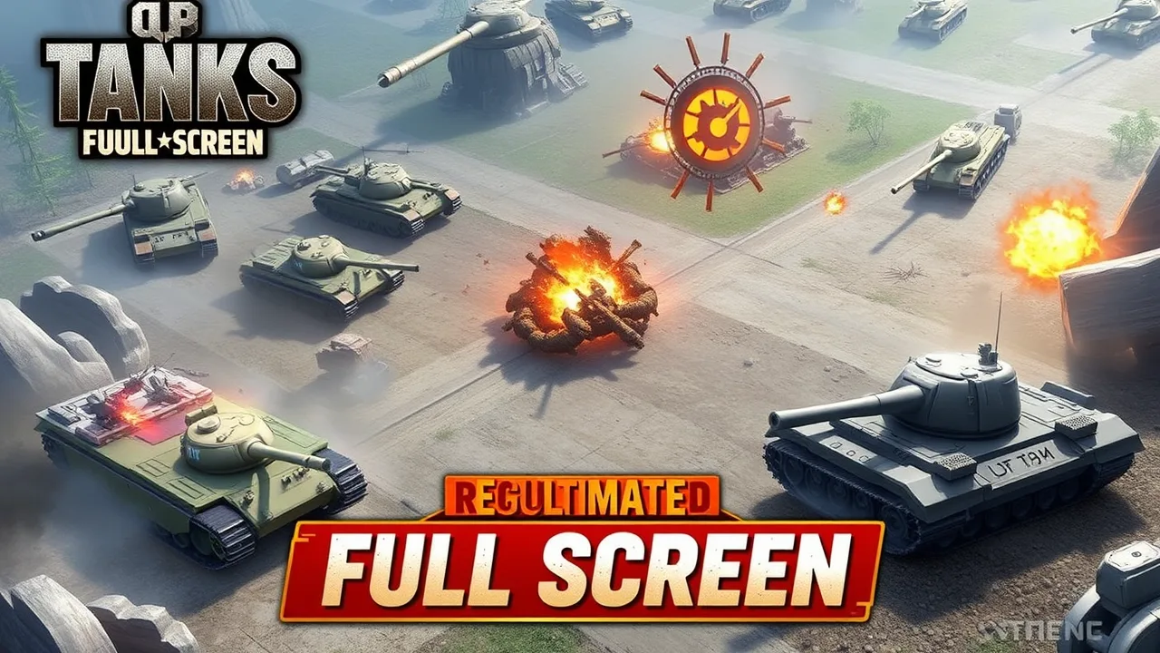 Tanks Full Screen: Ultimate 3D Battle Experience image