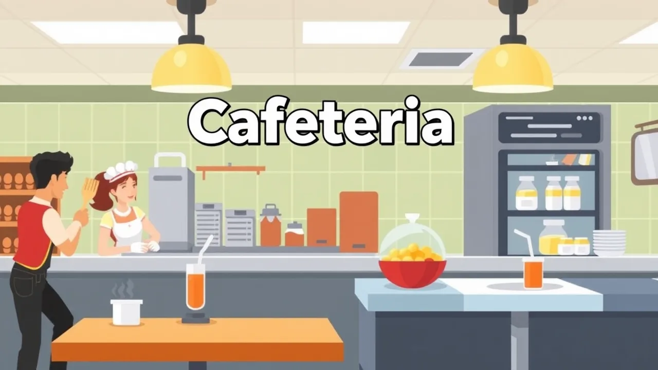 Cafeteria Cooking Puzzle Challenge image