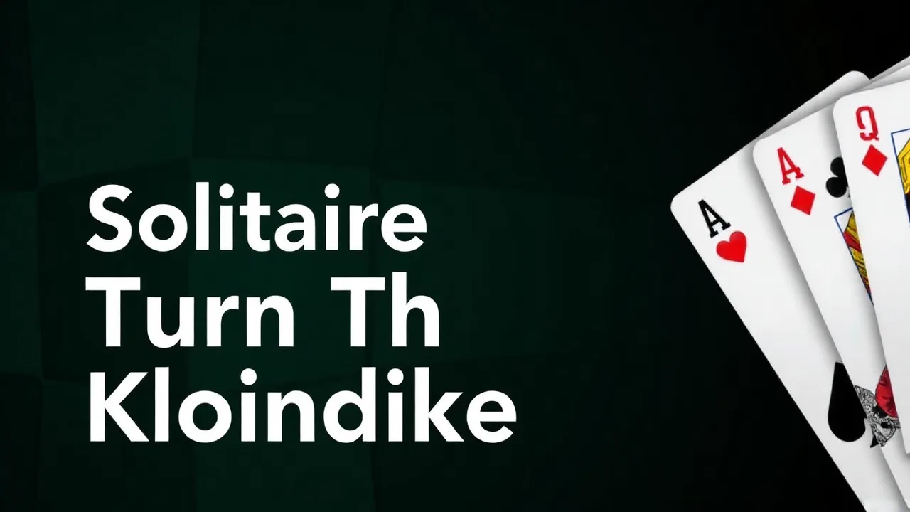 Solitaire Turn Three Klondike: Master the Classic Card Game image