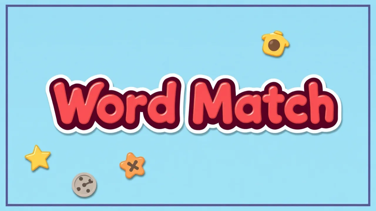 Match Puzzle Fun with Image to Word Match image