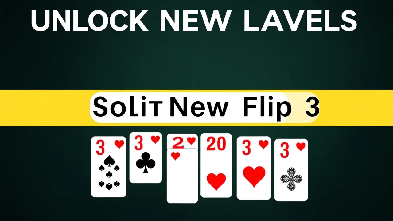 Unlock New Levels in Solitaire Flip 3 image