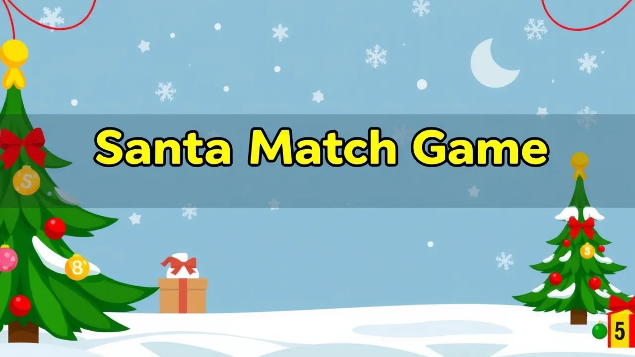 Santa Match Game: A Fun Christmas Puzzle for Kids image