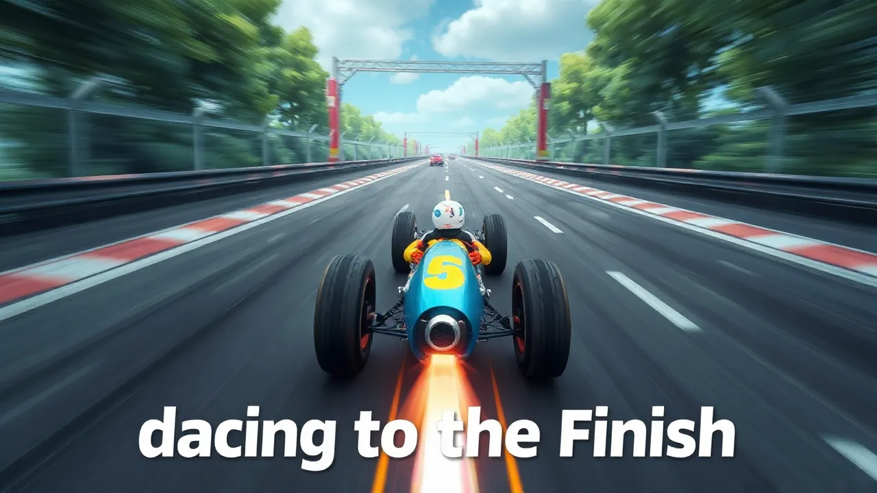 Racing to the Finish: doodle race game Mastery image