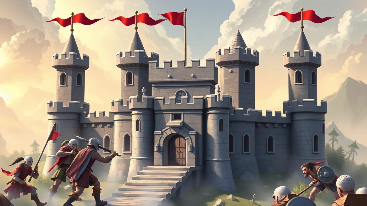 Unleash Castle Defence Games Online Chaos image