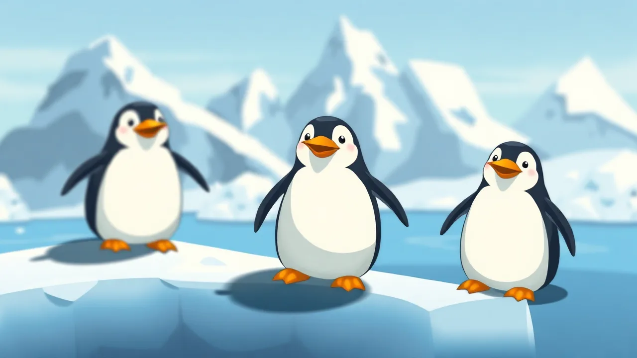 Penguin Juego: Icebound Adventure image