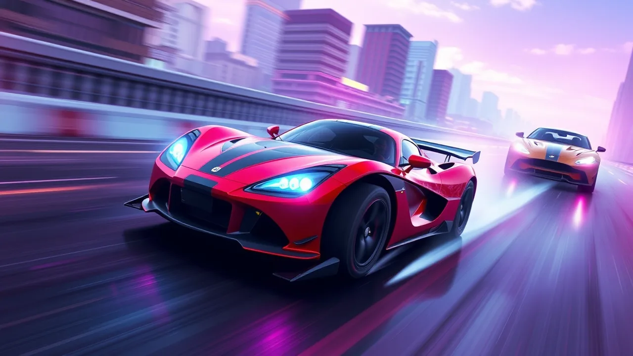 Racing Frenzy: Full Screen Online Games image
