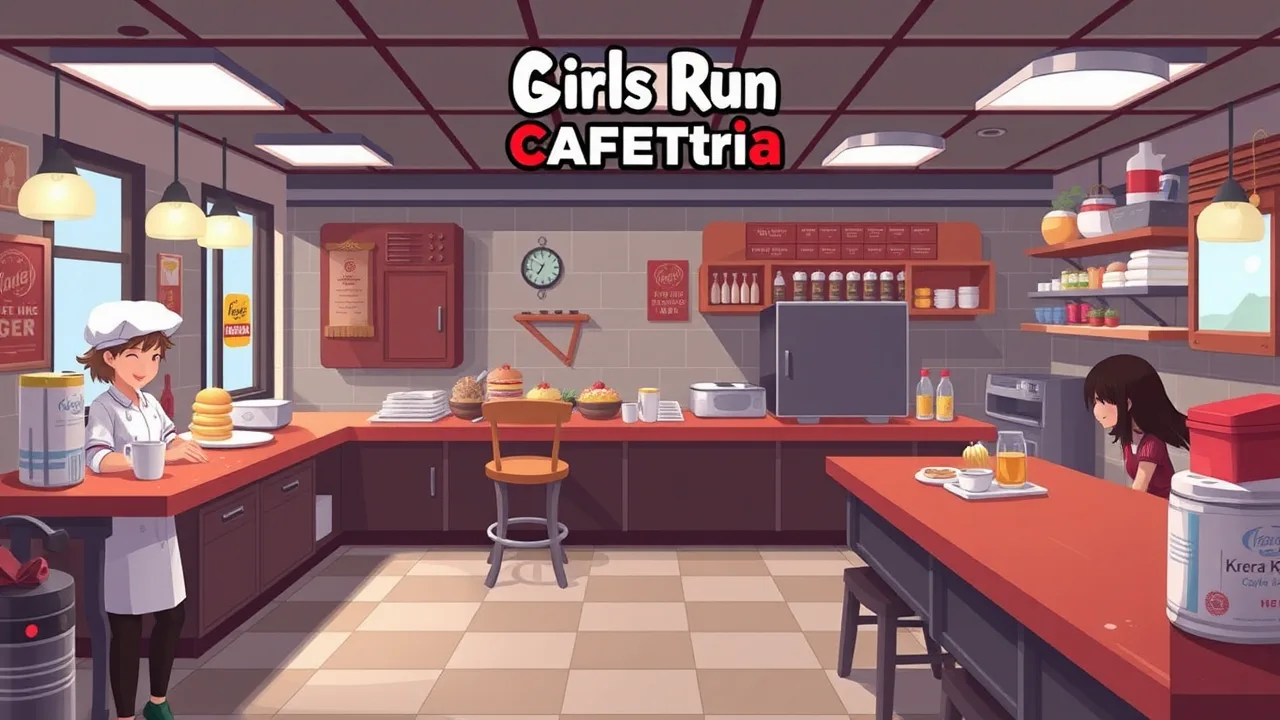 Girls Run Karas Cafeteria image