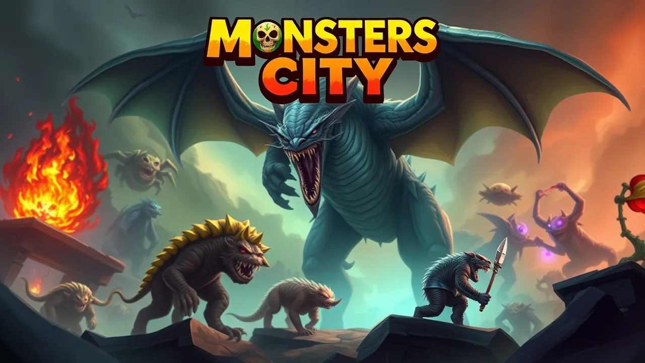 Monsters City: A World of Fearsome Creatures image