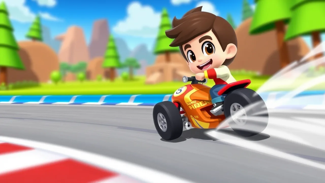 Racing Thrills with Super Kid Adventure image