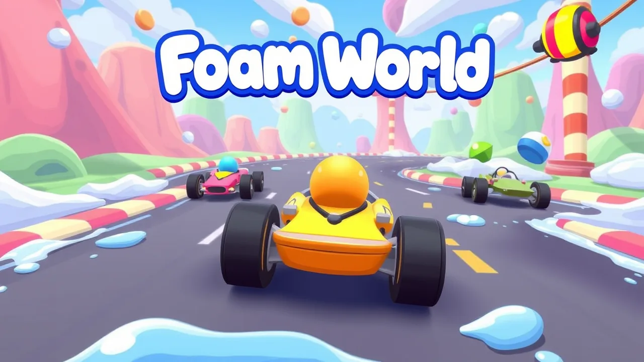 Best Foam World Racing Games for Kids on Mobile image