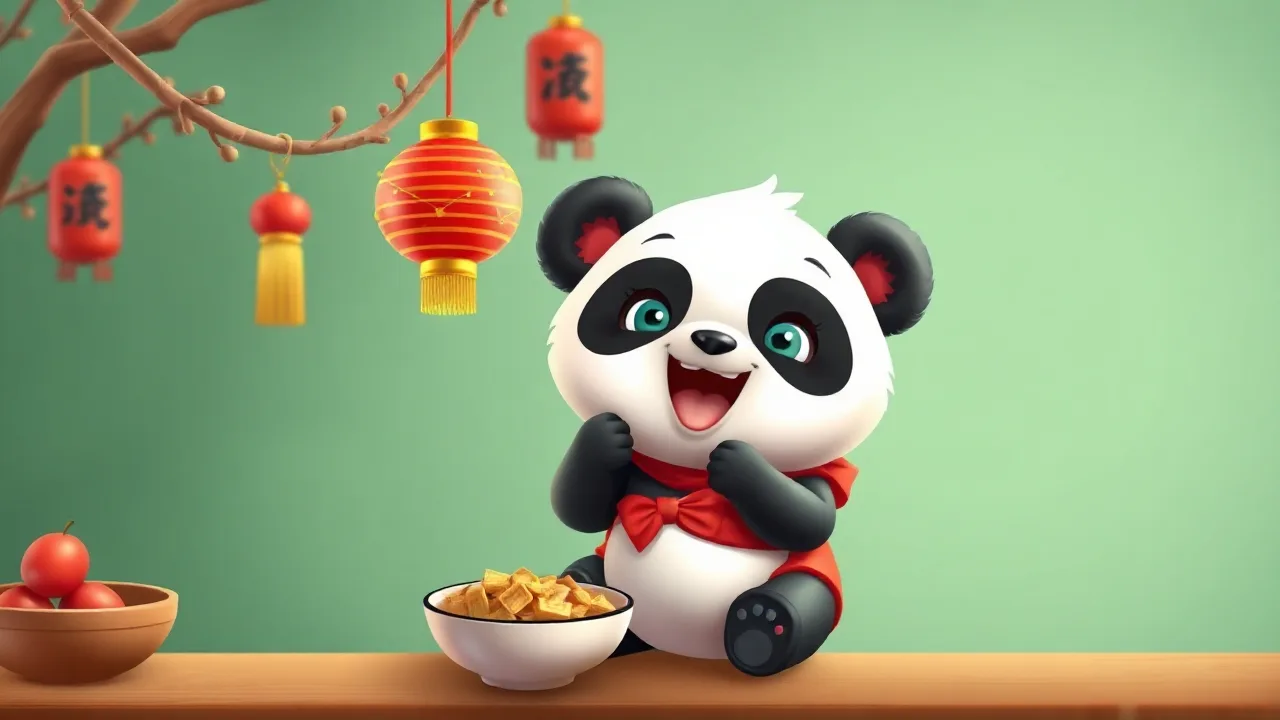 Little Panda Crafts Festivities Unfold image