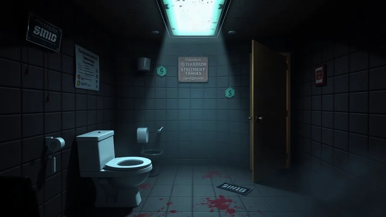 Skibidi Strikes in the Backrooms Backrooms Skibidi Toilet Terrors image