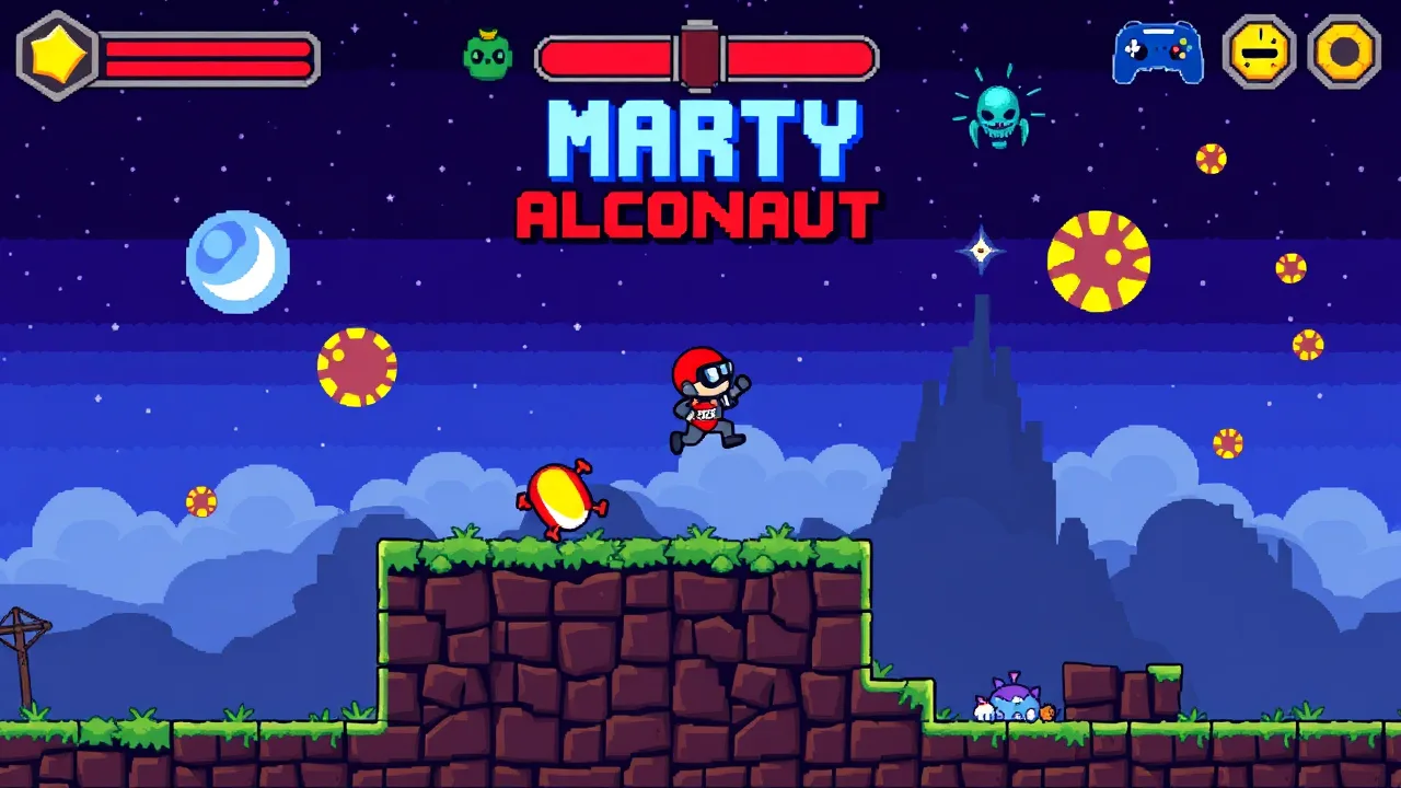 Exploring the Retro Fun of Super Marty o Alconaut image