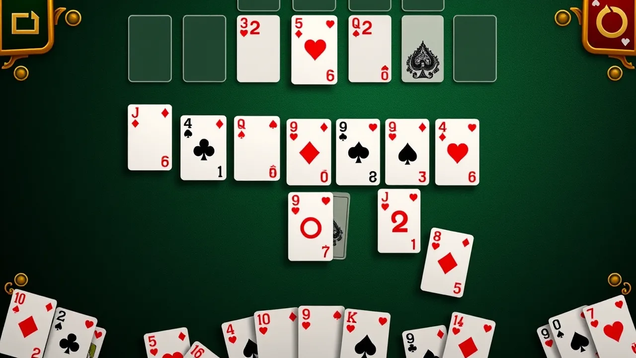 Mastering Solitaire Klondike 3 Turn Strategies image