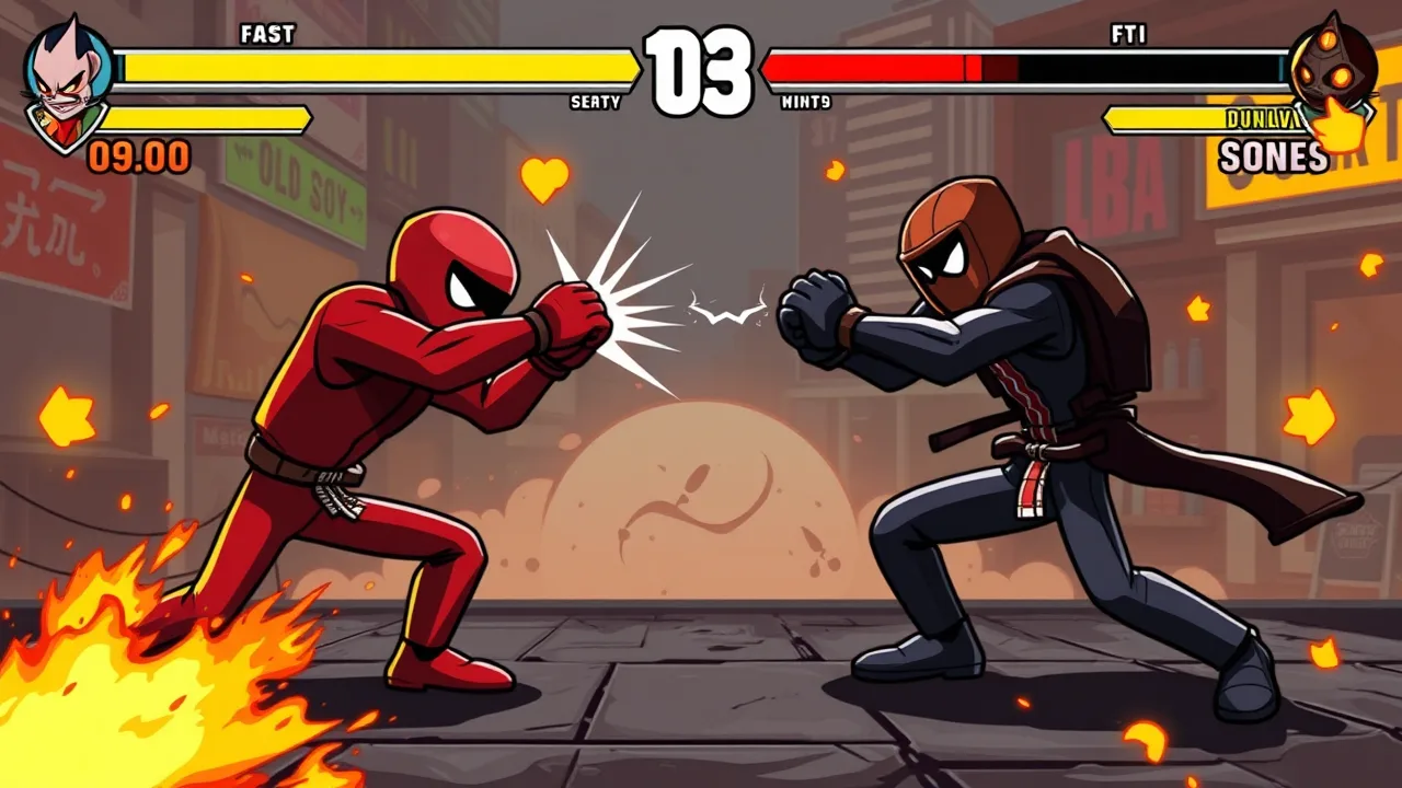 Stickman Street Fighting Frenzy Unleashed image