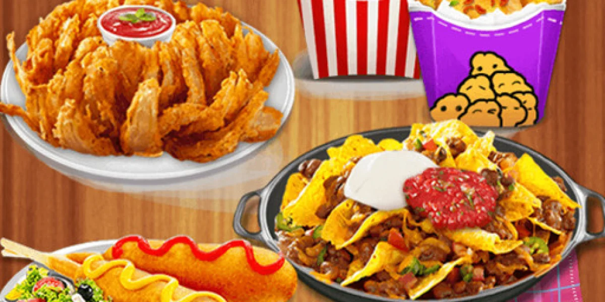 Delicious Fun in Street Food Deep Fried Games image
