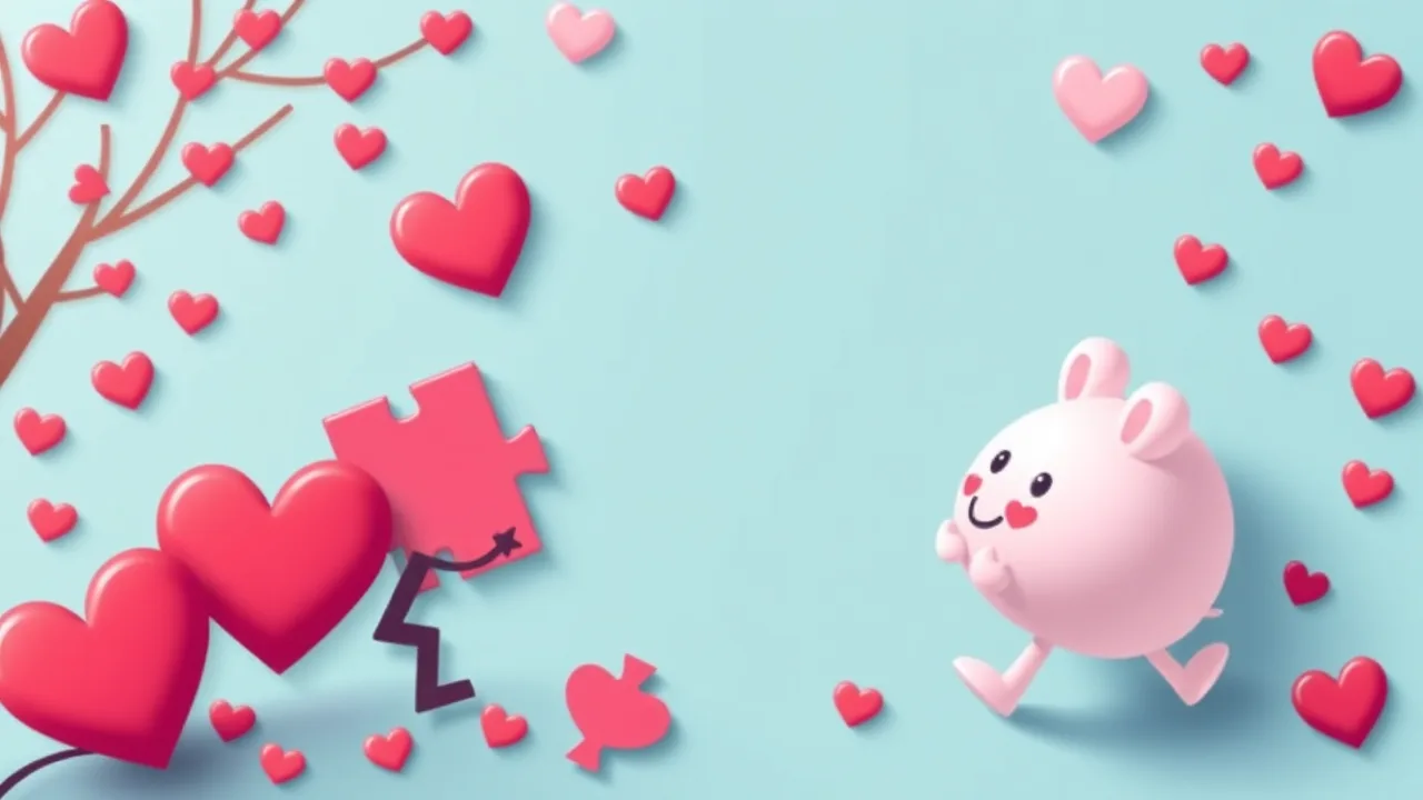 Love is a Puzzle: Valentines Day Jigsaw Puzzle image