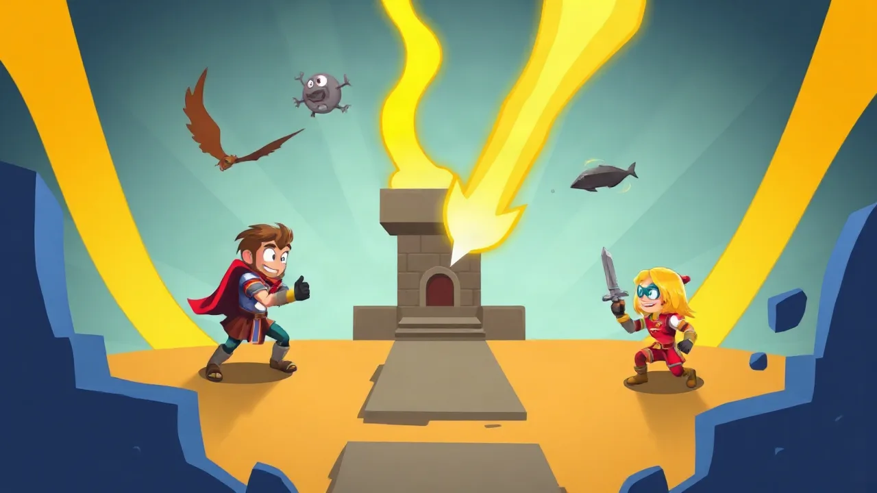 Heroic Sports Action: Tower Hero Wars image