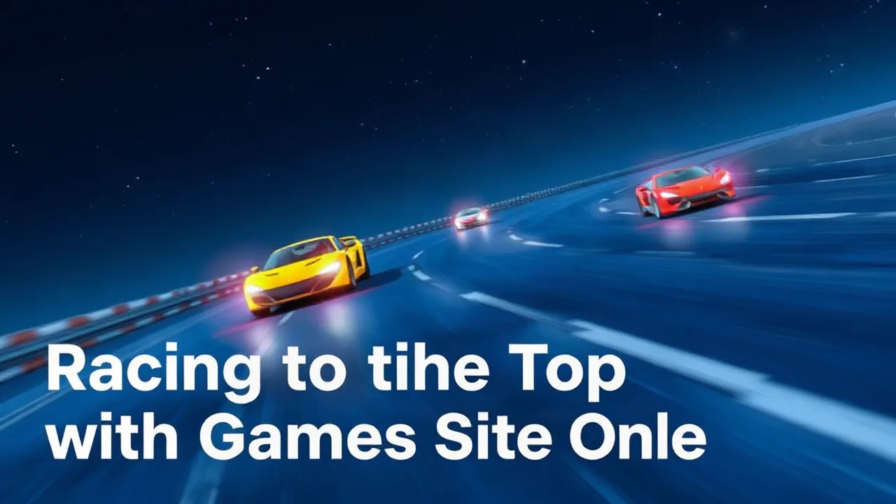 Racing to the Top with Games Site Online image