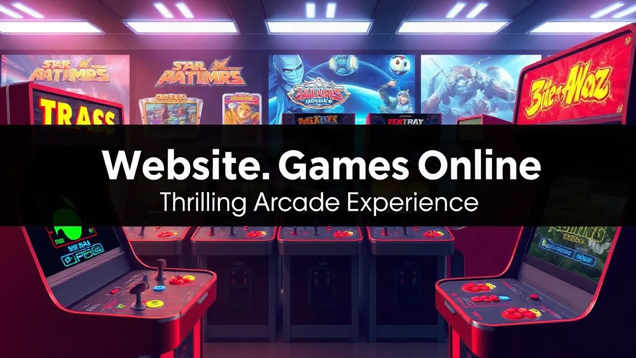 Websites Games Online: A Thrilling Arcade Experience image