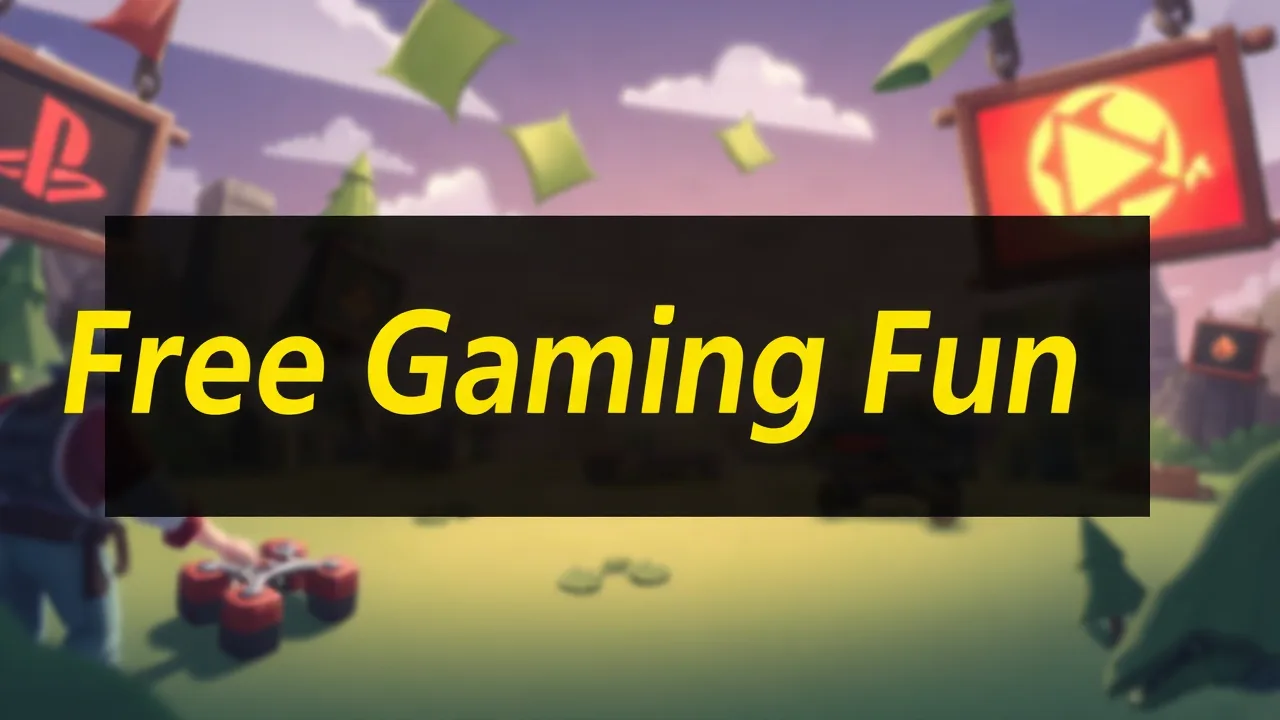Free Gaming Fun with gaming website free image