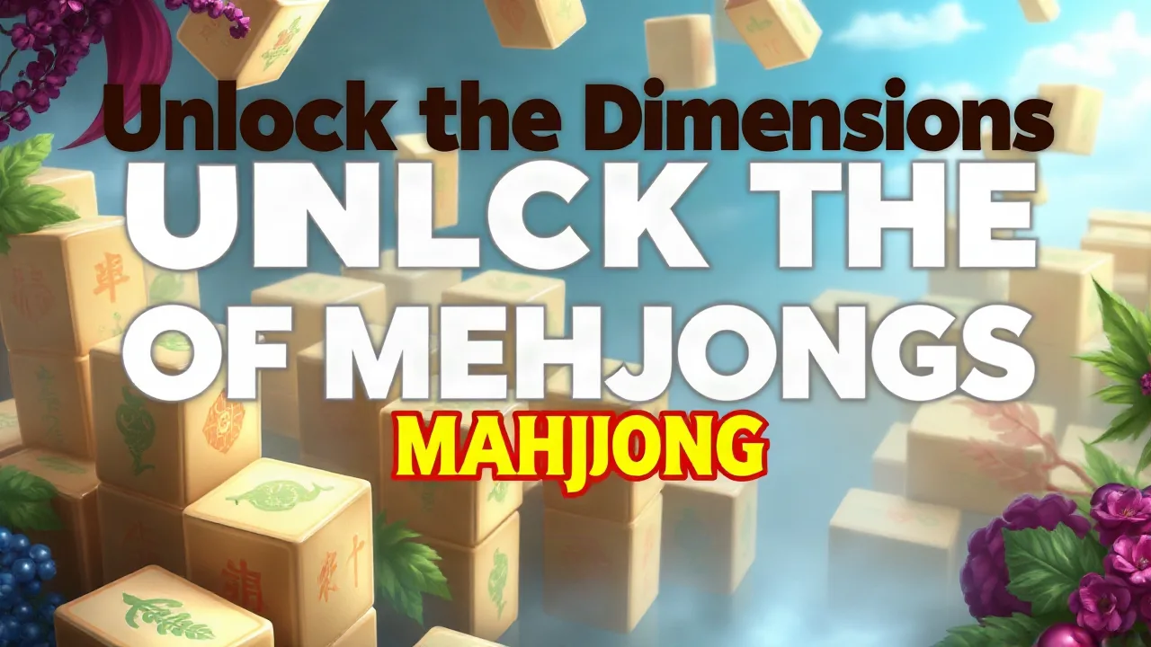 Unlock the Dimensions of Mahjong image