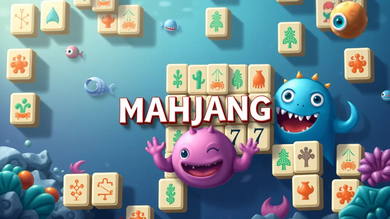 Match Monster Mahjong Fun with Sea Monsters image
