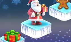 Santa Ice Jump background