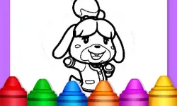 Animal Crossing Coloring Pages