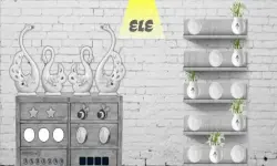 Black and white House Escape