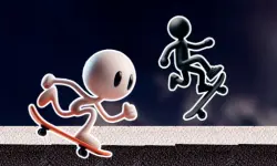 Black and White Stickman