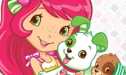 Strawberry Shortcake Puppy Care background