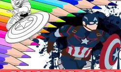 Coloring Book for Captain America