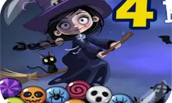 Bubble Shooter Funny Halloween Paper Fold