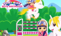 Pony Ride With Obstacles