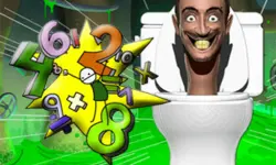 Skibidi Toilet Math Prank background