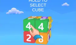 Match Away 3D Cube background