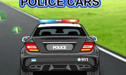 Police Cars Driving background