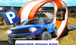 Monster-Truck-Parking Free 3D Blue