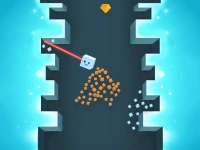Blocky Hill Tower Game