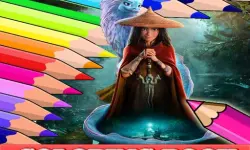 Coloring Book for Raya And The Last Dragon