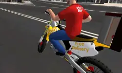 Motor Bike Pizza Delivery 2020
