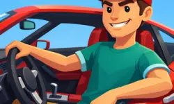 Cars under the city sky