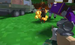 Blocky Zombie And Vehicle Shooting