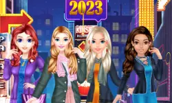 Fashion Girl New Year Eve