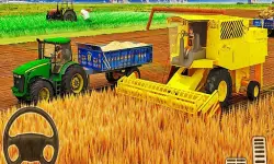 US Modern Tractor Farming Game 3D 2022 background