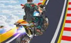 Mega Ramp Stunt Moto Game