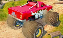 Monster Truck Highway Traffic background